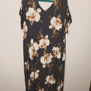 Lularoe 2xl Macy maxi dress like new